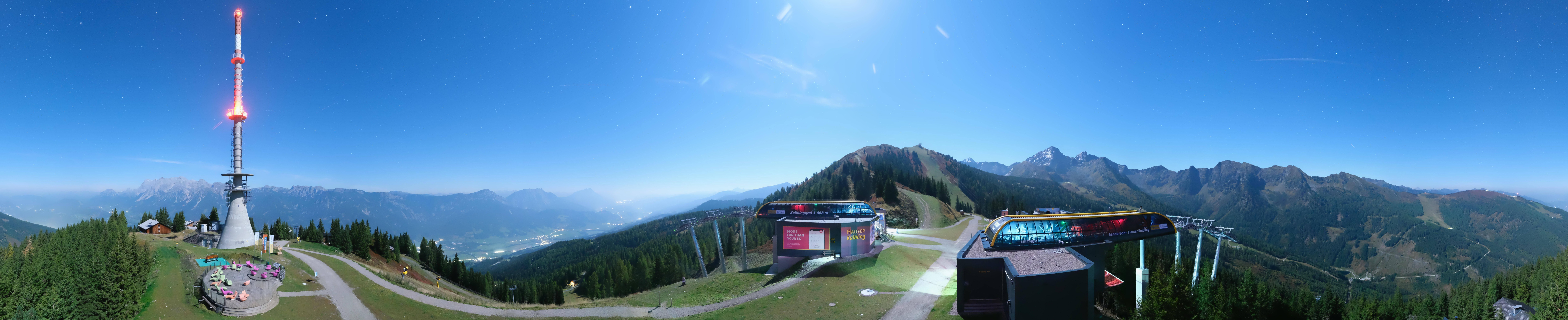 Archived image Webcam 360 degree Panoramic view Hauser Kaibling