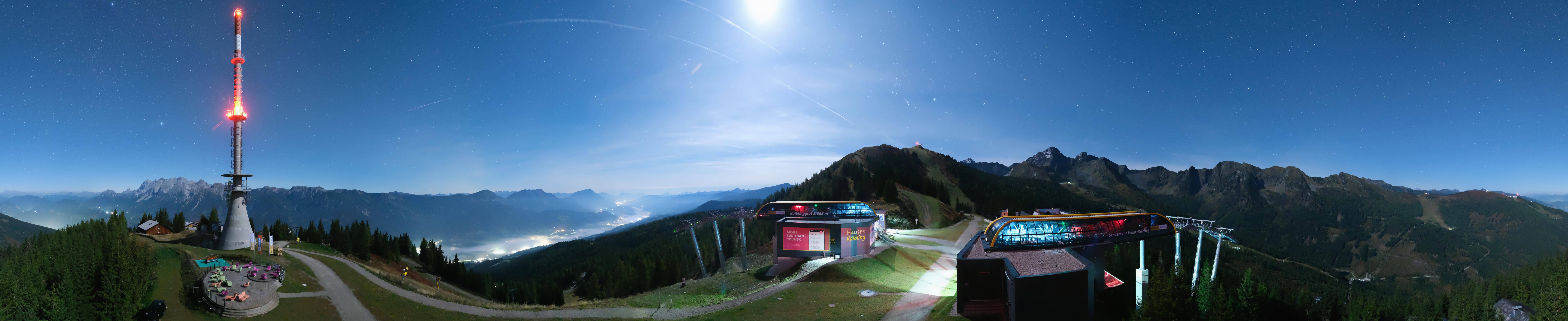 Archived image Webcam 360 degree Panoramic view Hauser Kaibling