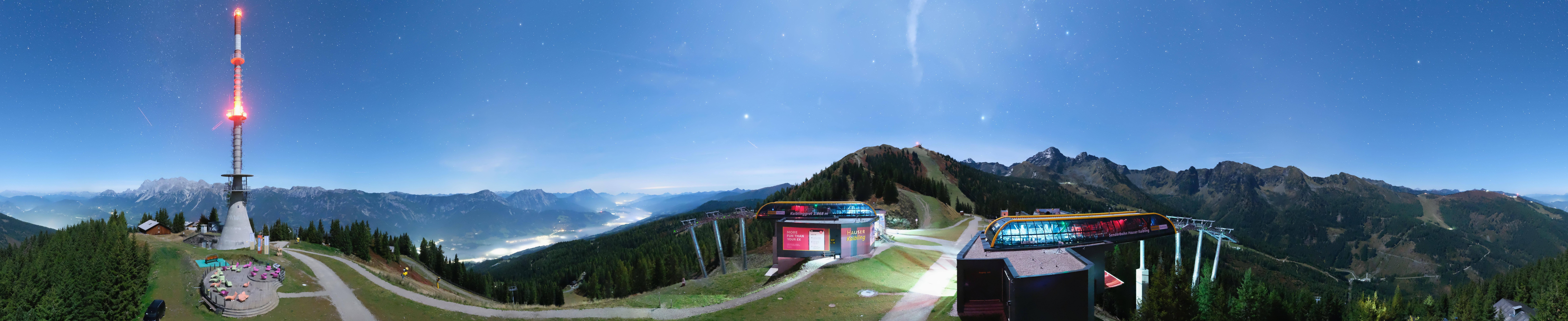 Archived image Webcam 360 degree Panoramic view Hauser Kaibling