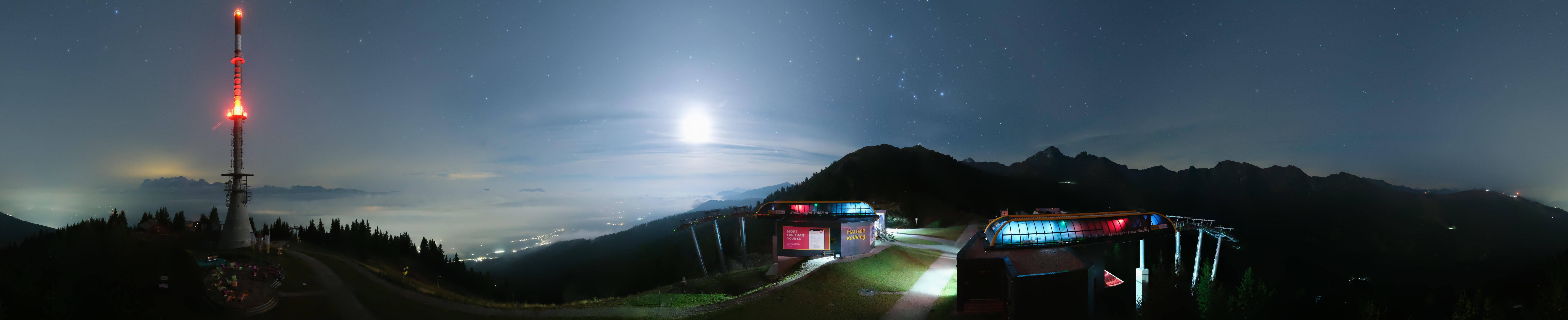 Archiv Foto Webcam Hauser Kaibling: Panorama Sendemast