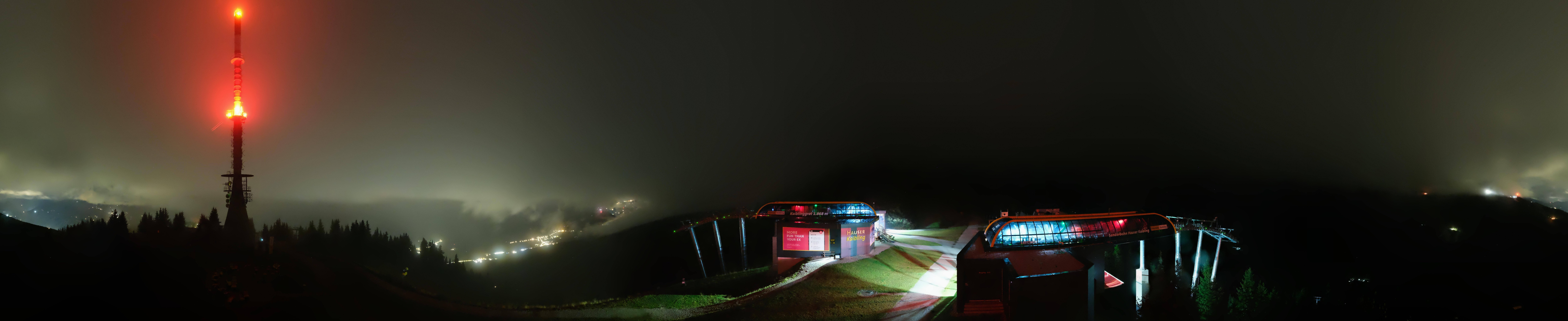 Archiv Foto Webcam Hauser Kaibling: Panorama Sendemast
