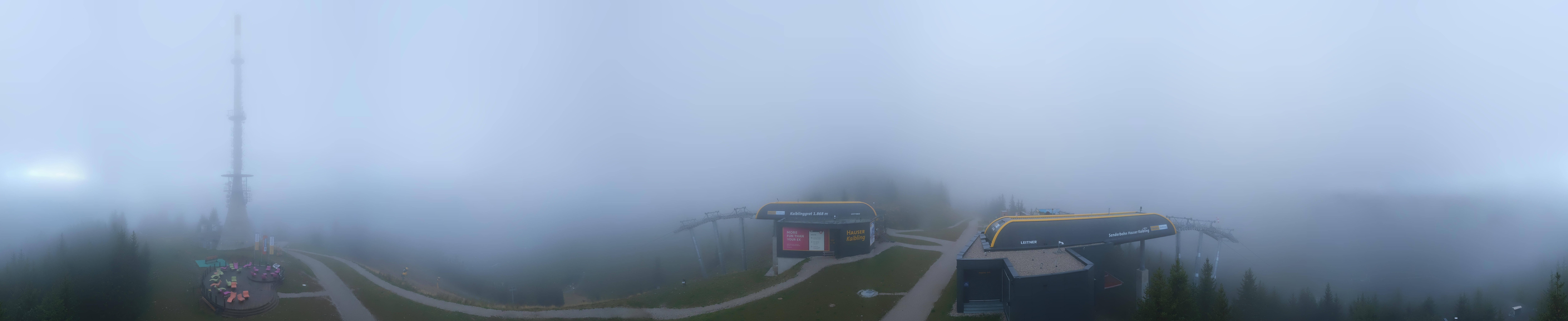 Archiv Foto Webcam Hauser Kaibling: Panorama Sendemast