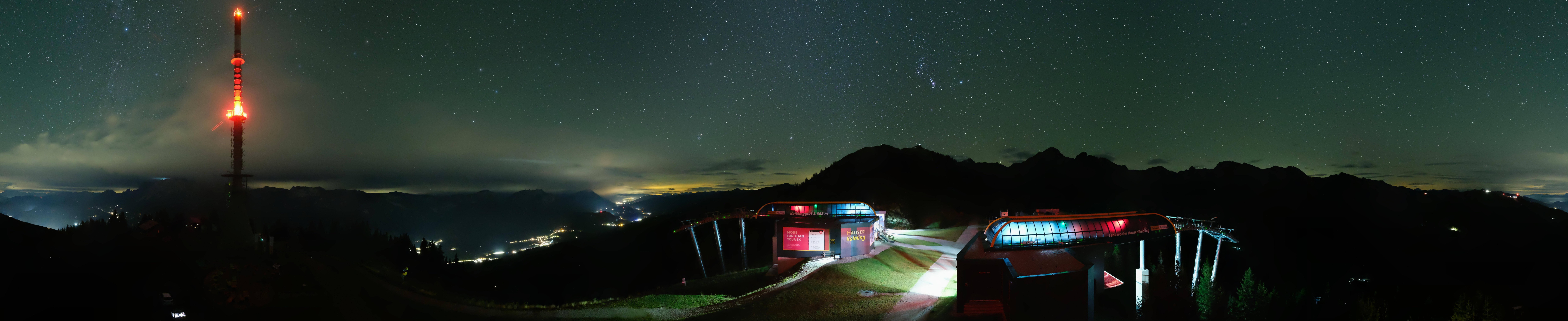 Archived image Webcam 360 degree Panoramic view Hauser Kaibling