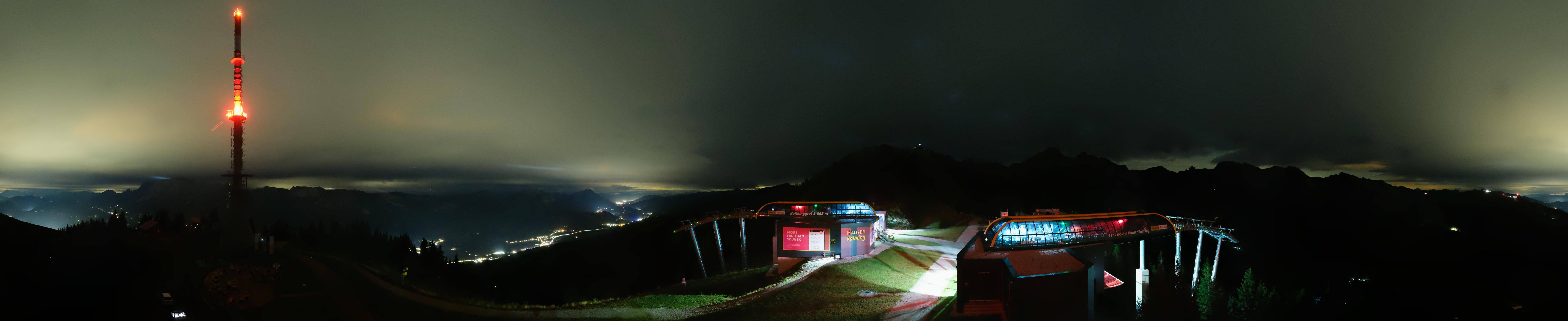 Archived image Webcam 360 degree Panoramic view Hauser Kaibling