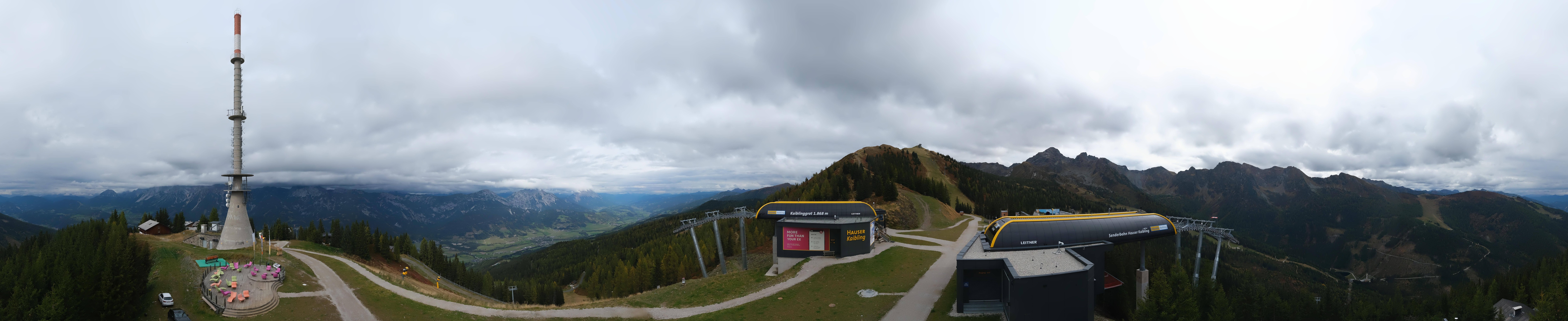 Archived image Webcam 360 degree Panoramic view Hauser Kaibling