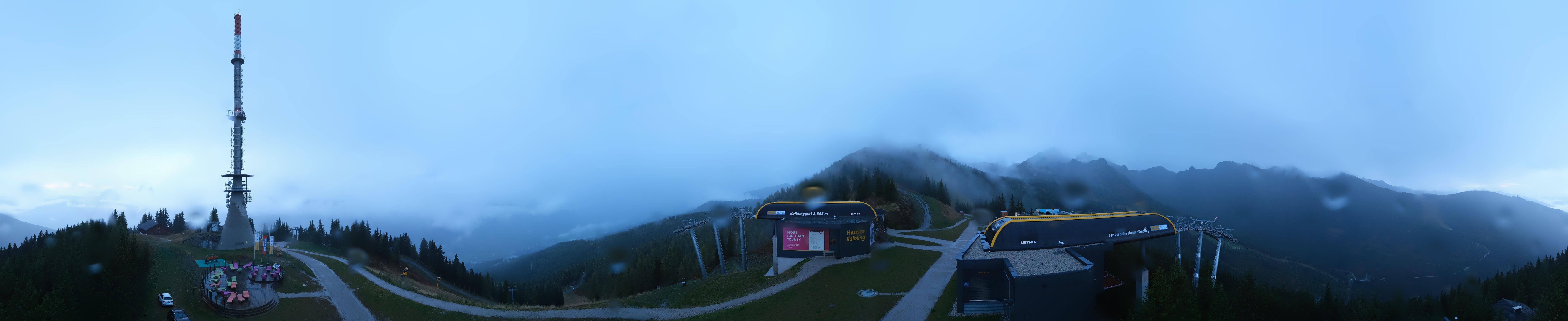 Archived image Webcam 360 degree Panoramic view Hauser Kaibling