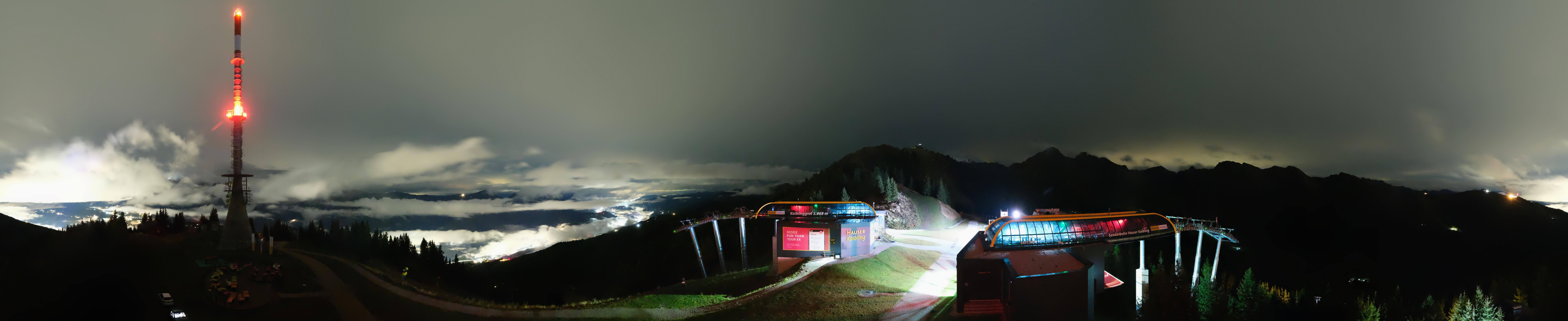 Archived image Webcam 360 degree Panoramic view Hauser Kaibling