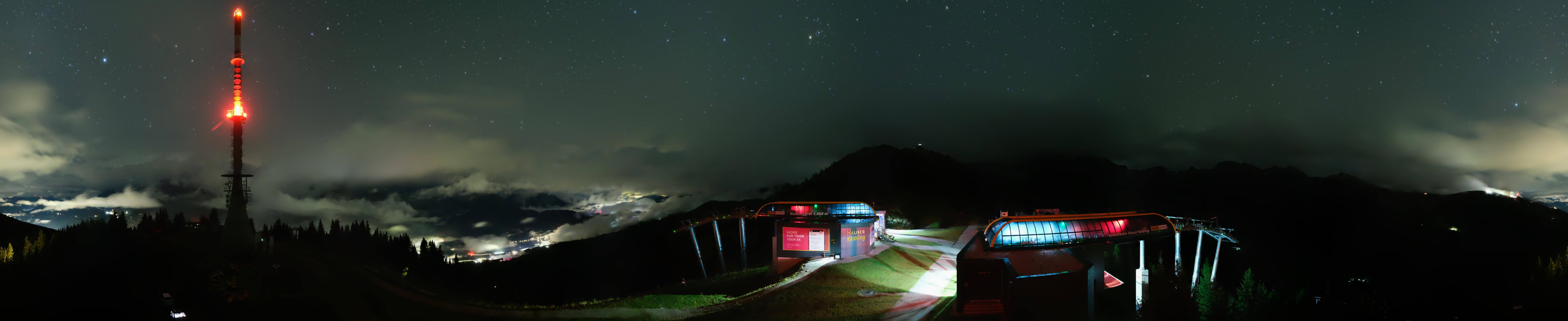 Archiv Foto Webcam Hauser Kaibling: Panorama Sendemast