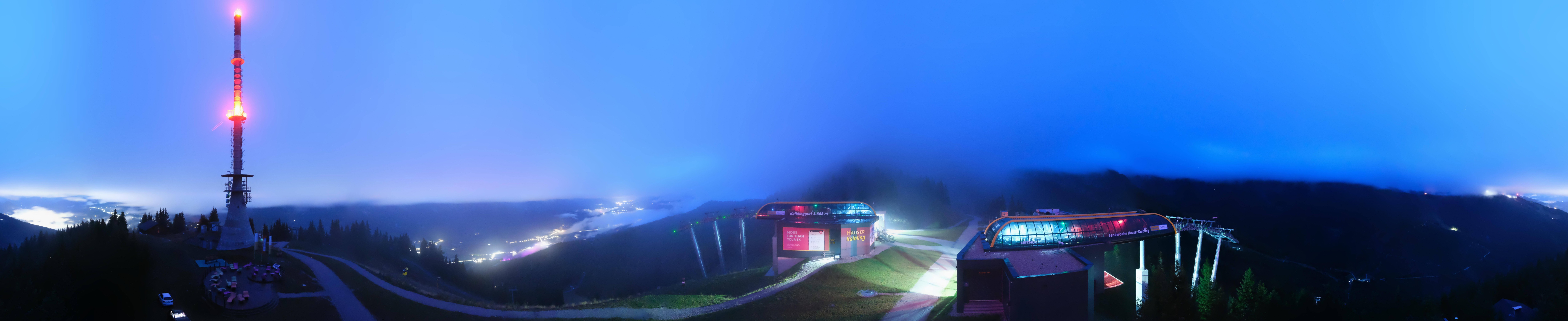 Archiv Foto Webcam Hauser Kaibling: Panorama Sendemast