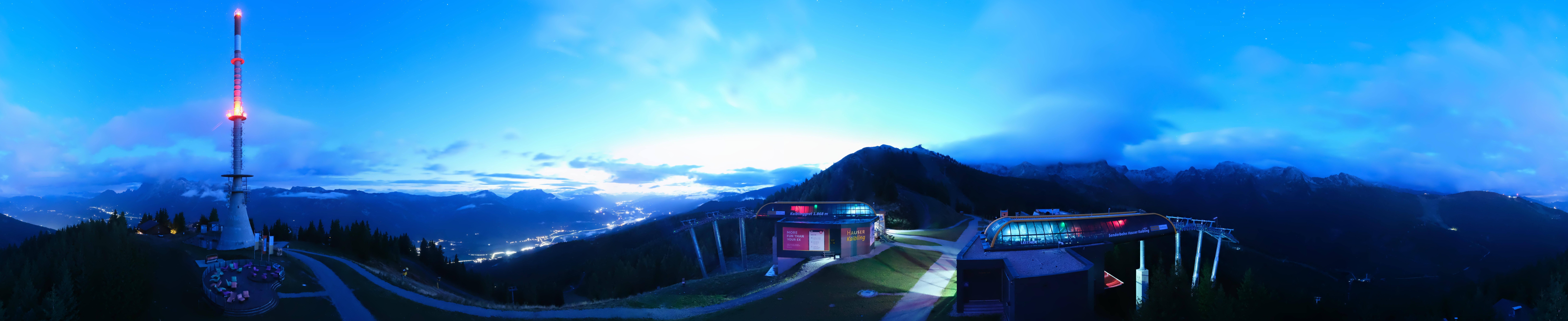 Archived image Webcam 360 degree Panoramic view Hauser Kaibling