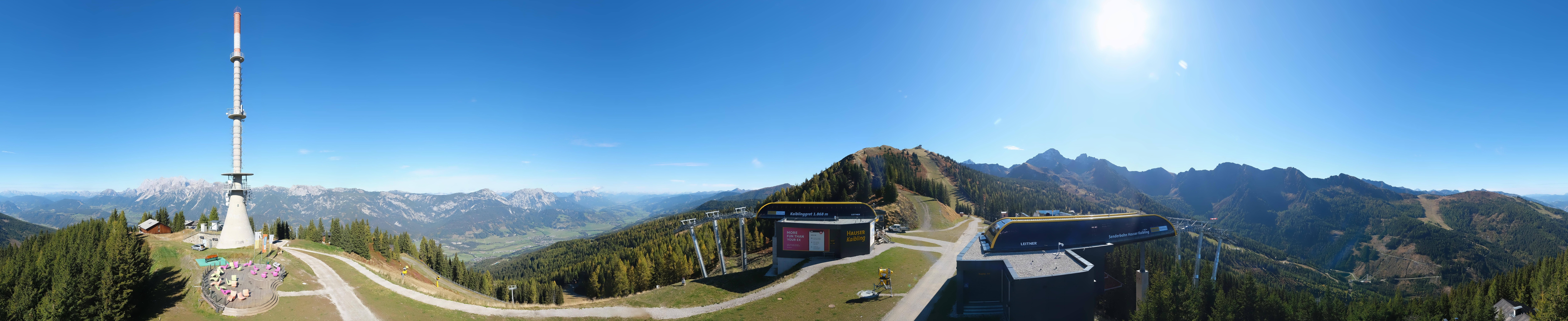 Archived image Webcam 360 degree Panoramic view Hauser Kaibling