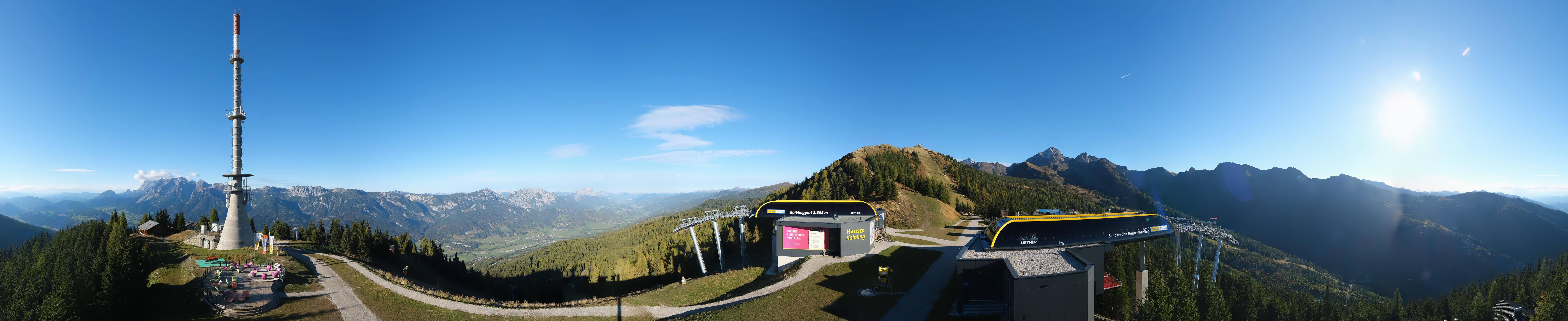 Archived image Webcam 360 degree Panoramic view Hauser Kaibling
