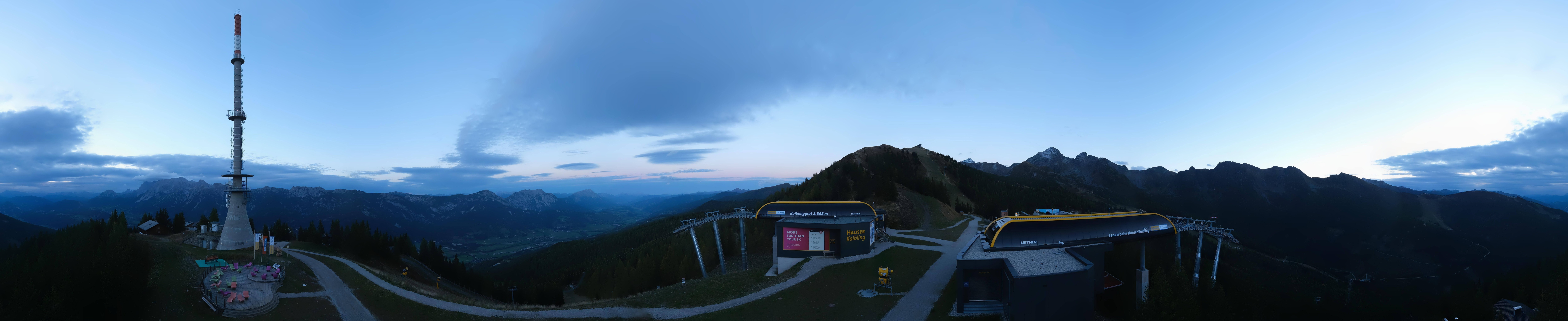 Archived image Webcam 360 degree Panoramic view Hauser Kaibling