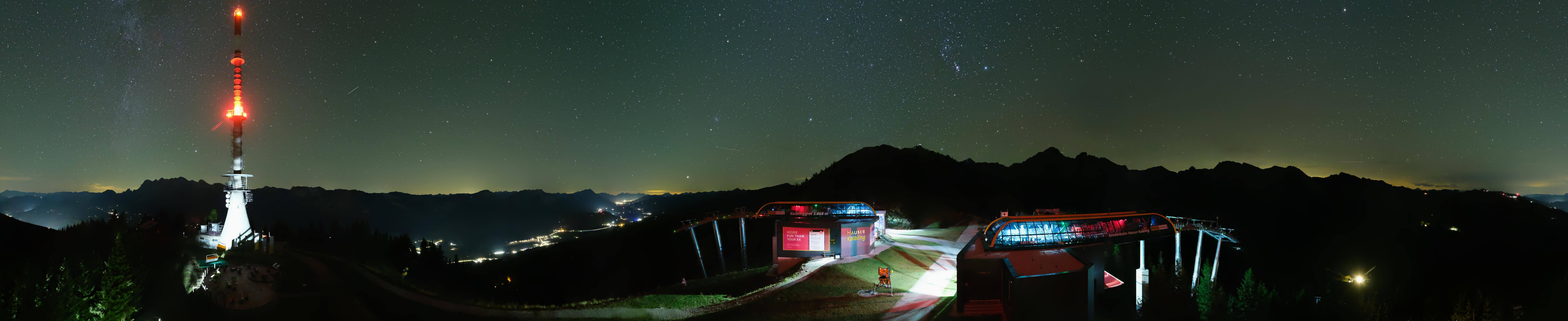 Archiv Foto Webcam Hauser Kaibling: Panorama Sendemast
