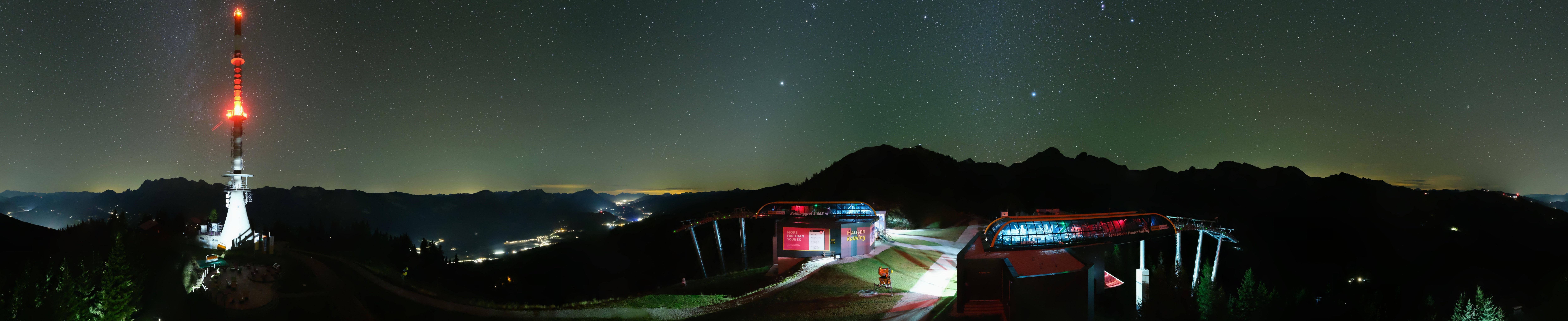 Archiv Foto Webcam Hauser Kaibling: Panorama Sendemast