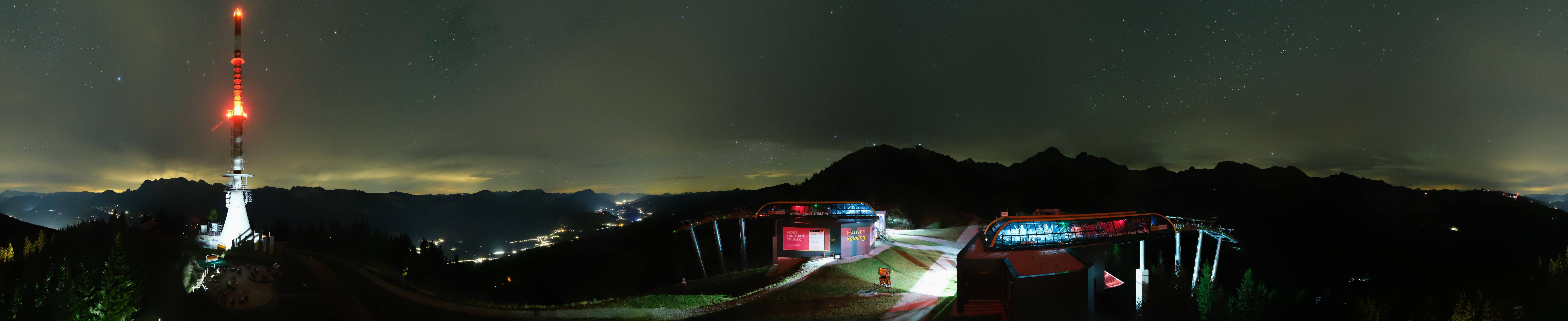 Archiv Foto Webcam Hauser Kaibling: Panorama Sendemast