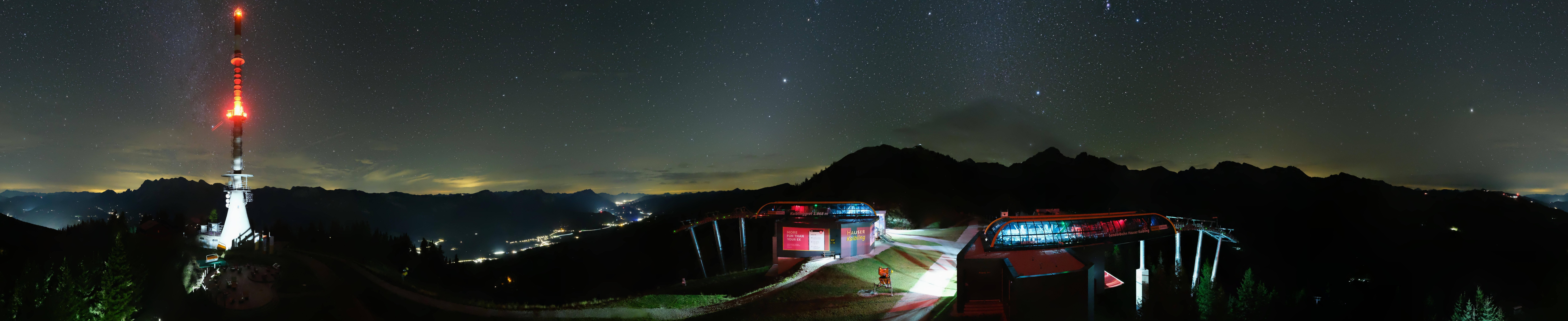 Archiv Foto Webcam Hauser Kaibling: Panorama Sendemast