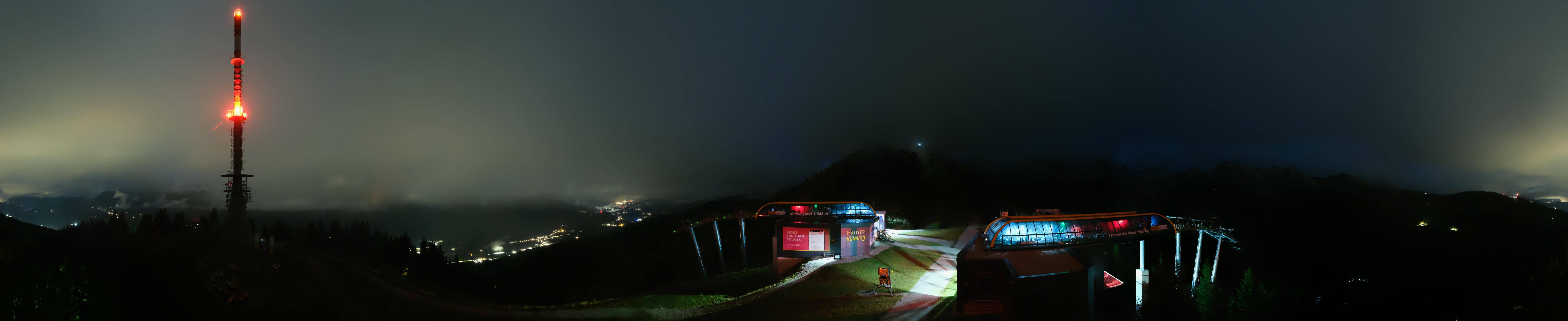 Archiv Foto Webcam Hauser Kaibling: Panorama Sendemast