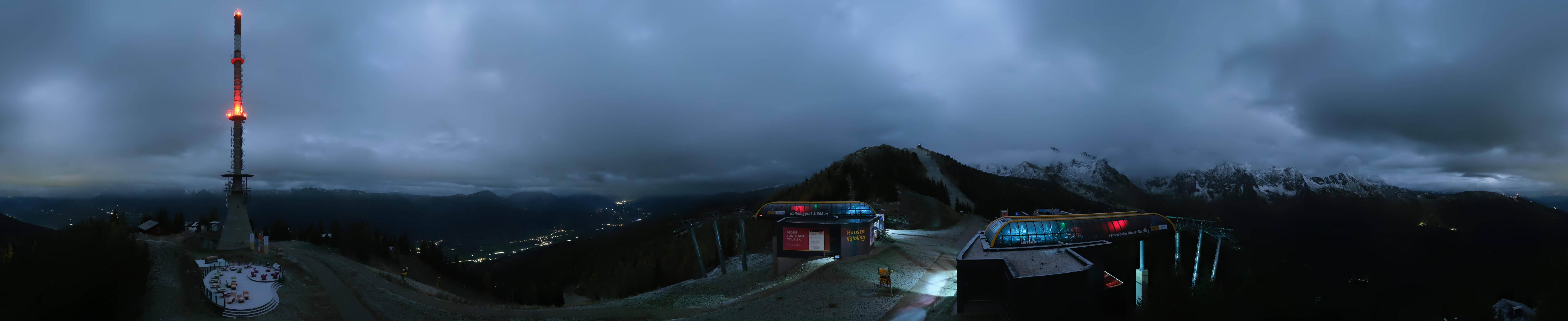 Archiv Foto Webcam Hauser Kaibling: Panorama Sendemast