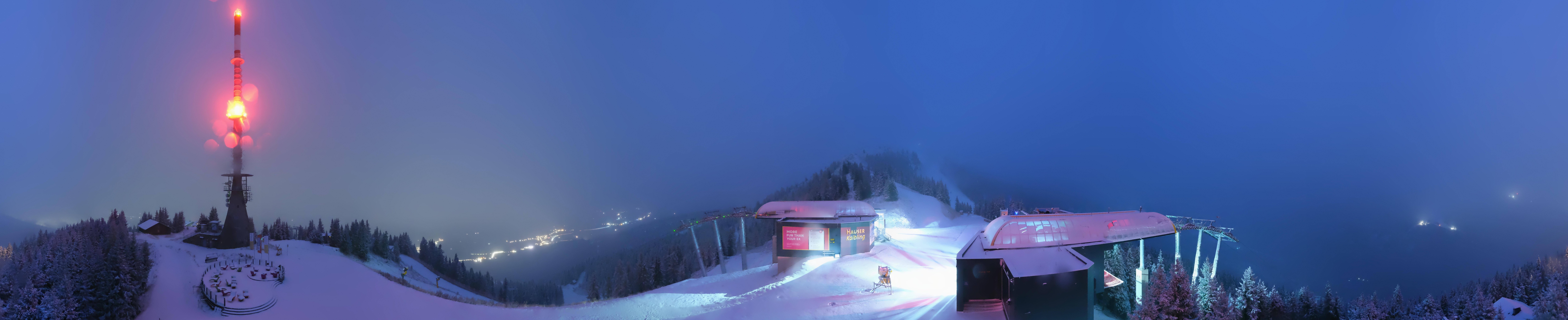 Archiv Foto Webcam Hauser Kaibling: Panorama Sendemast