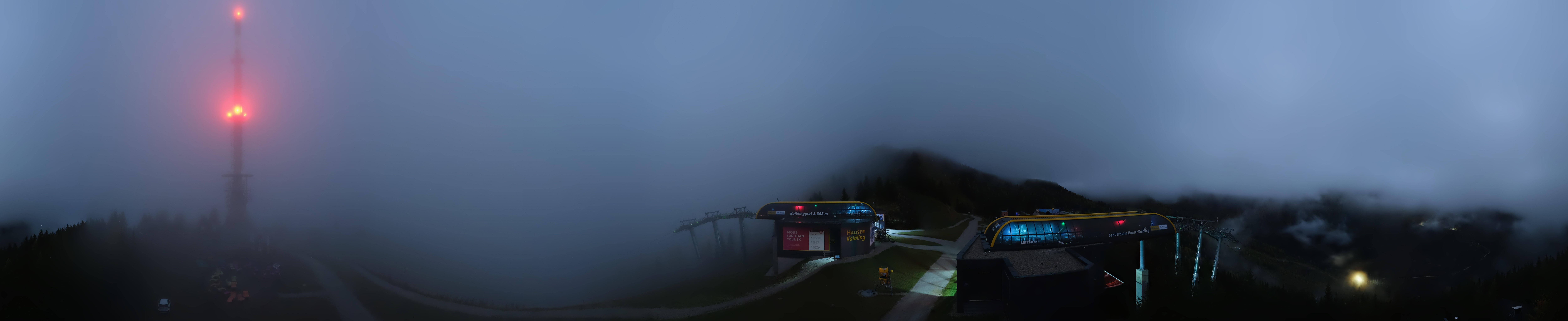 Archiv Foto Webcam Hauser Kaibling: Panorama Sendemast