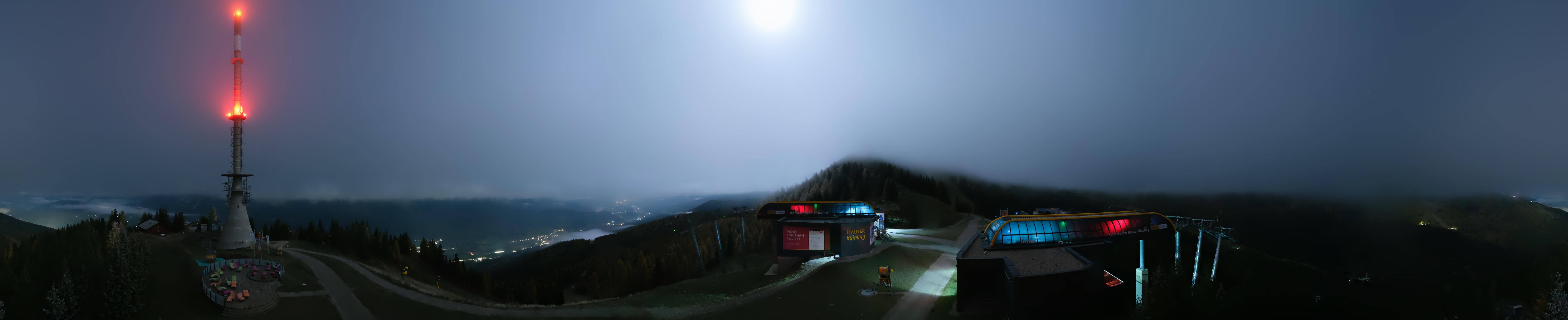 Archiv Foto Webcam Hauser Kaibling: Panorama Sendemast