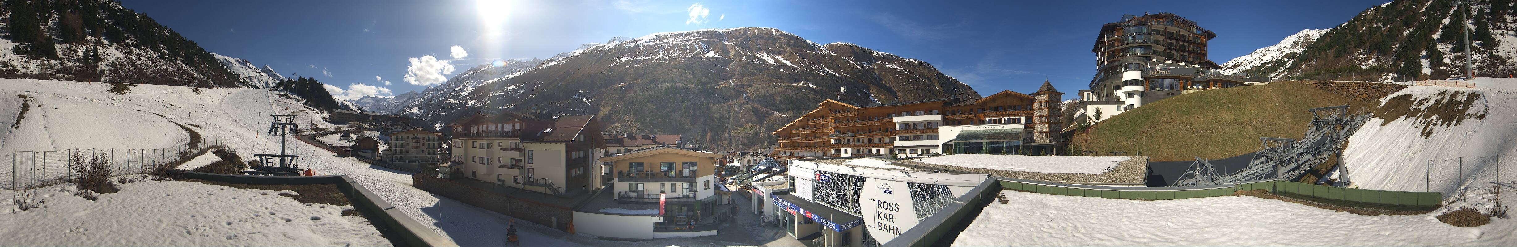 Archived image Webcam Panoramic view Hotel Edelweiss & Gurgl, Obergurgl