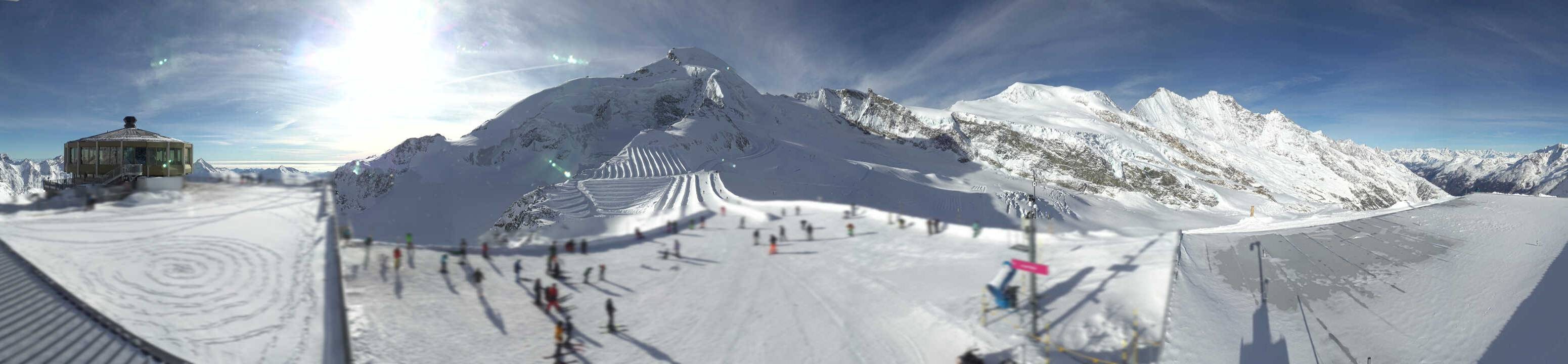 Archiv Foto Webcam Mountain Restaurant Mittelallalin