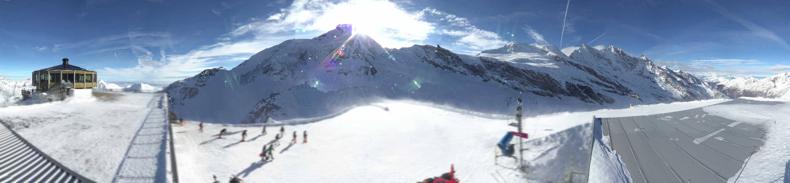 Archiv Foto Webcam Mountain Restaurant Mittelallalin