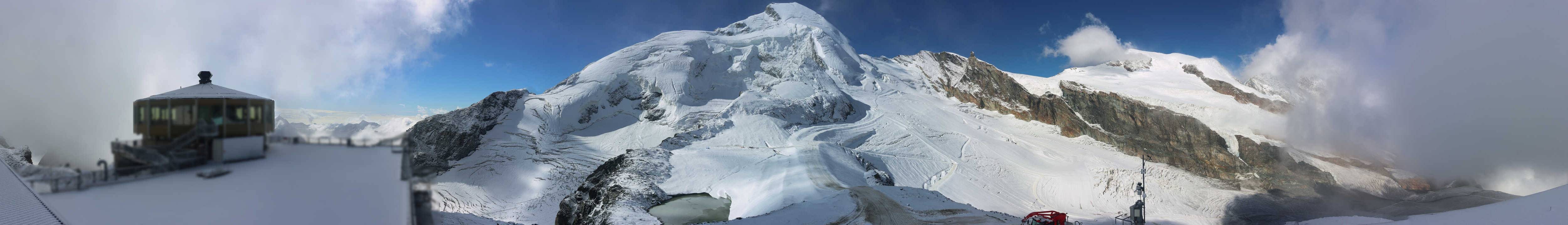 Archived image Webcam View Mountain Restaurant Mittelallalin