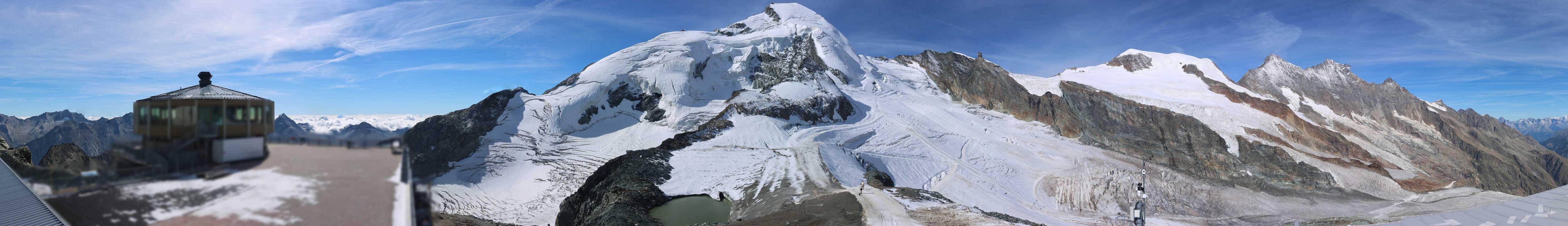 Archived image Webcam View Mountain Restaurant Mittelallalin
