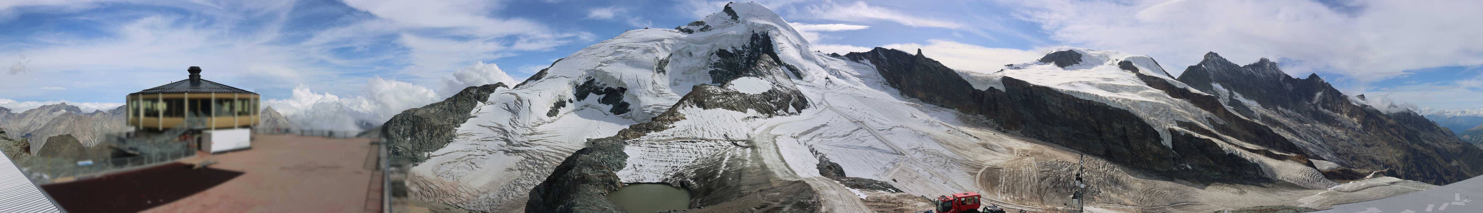 Archived image Webcam View Mountain Restaurant Mittelallalin