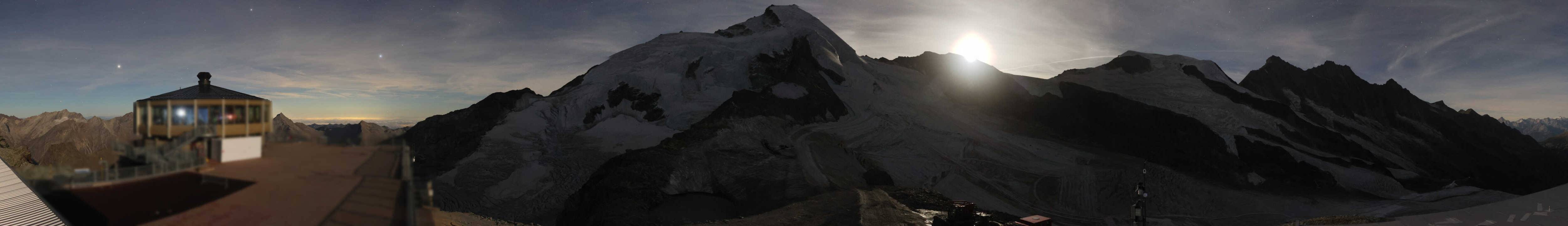 Archiv Foto Webcam Mountain Restaurant Mittelallalin