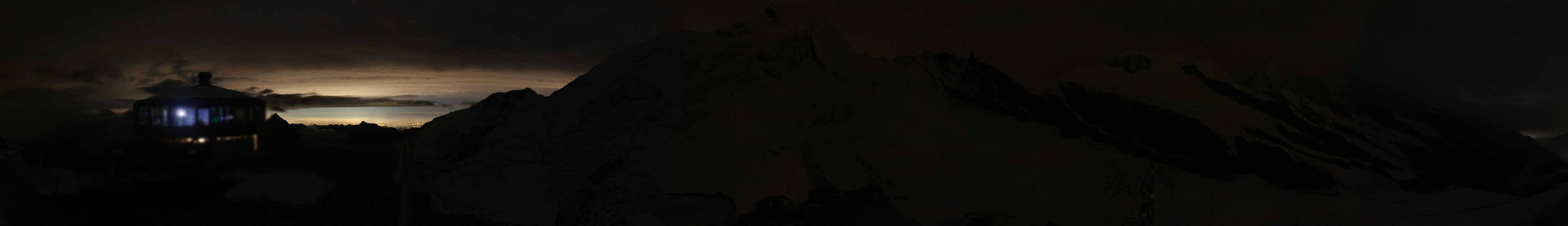 Archived image Webcam View Mountain Restaurant Mittelallalin