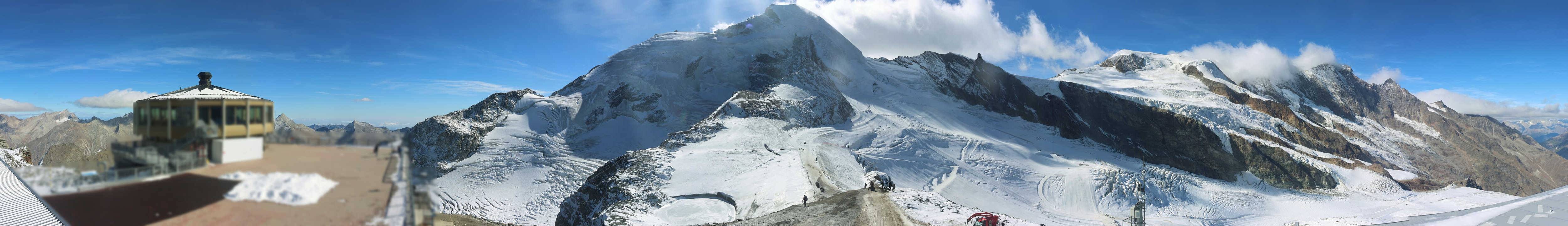 Archived image Webcam View Mountain Restaurant Mittelallalin