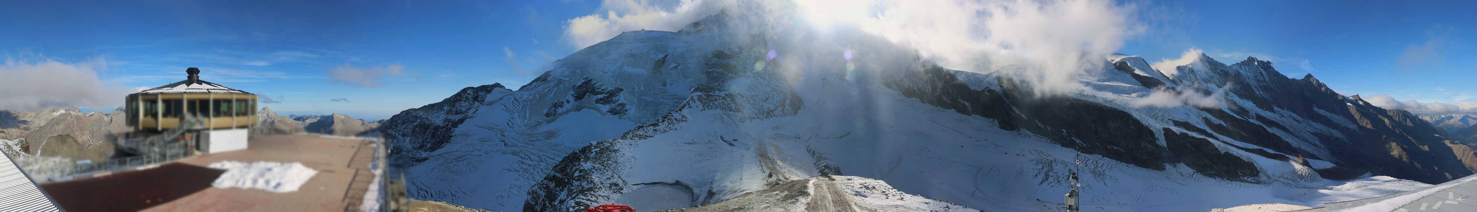 Archived image Webcam View Mountain Restaurant Mittelallalin