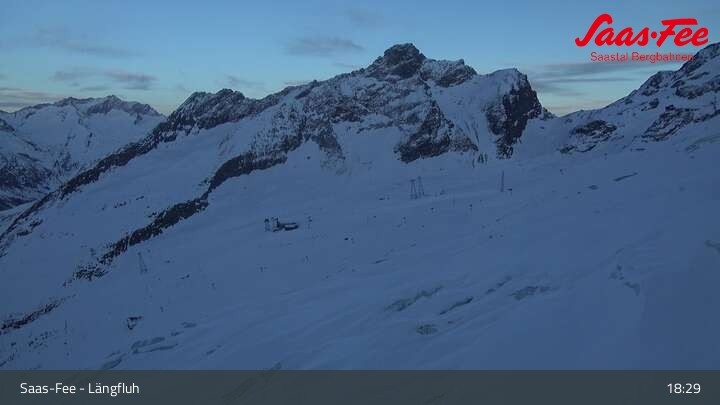 Archived image Webcam Längfluh Saas-Fee