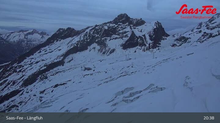 Archived image Webcam Längfluh Saas-Fee
