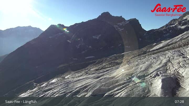 Archiv Foto Webcam Panoramablick von Bergstation Längfluh