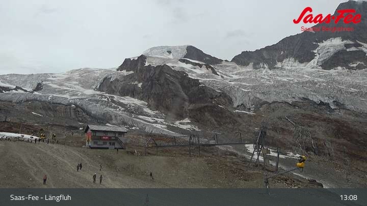 Archiv Foto Webcam Panoramablick von Bergstation Längfluh