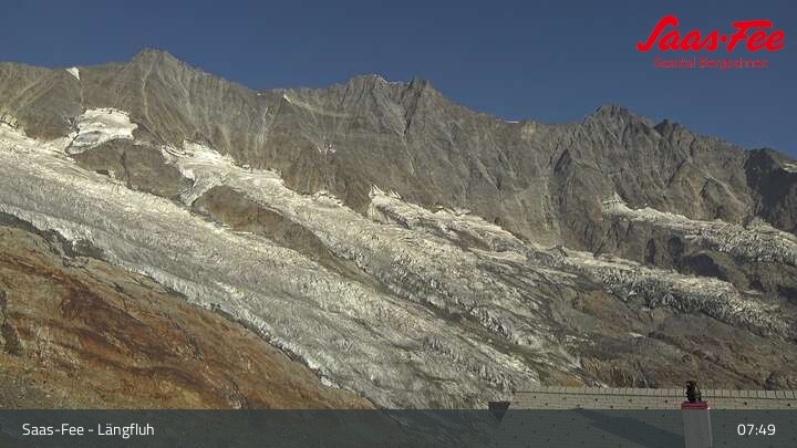 Archiv Foto Webcam Panoramablick von Bergstation Längfluh