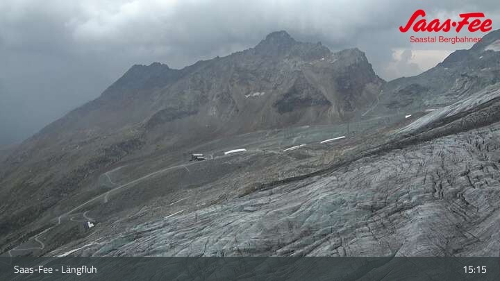 Archived image Webcam Längfluh Saas-Fee