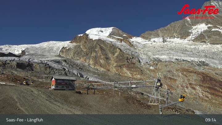 Archiv Foto Webcam Panoramablick von Bergstation Längfluh