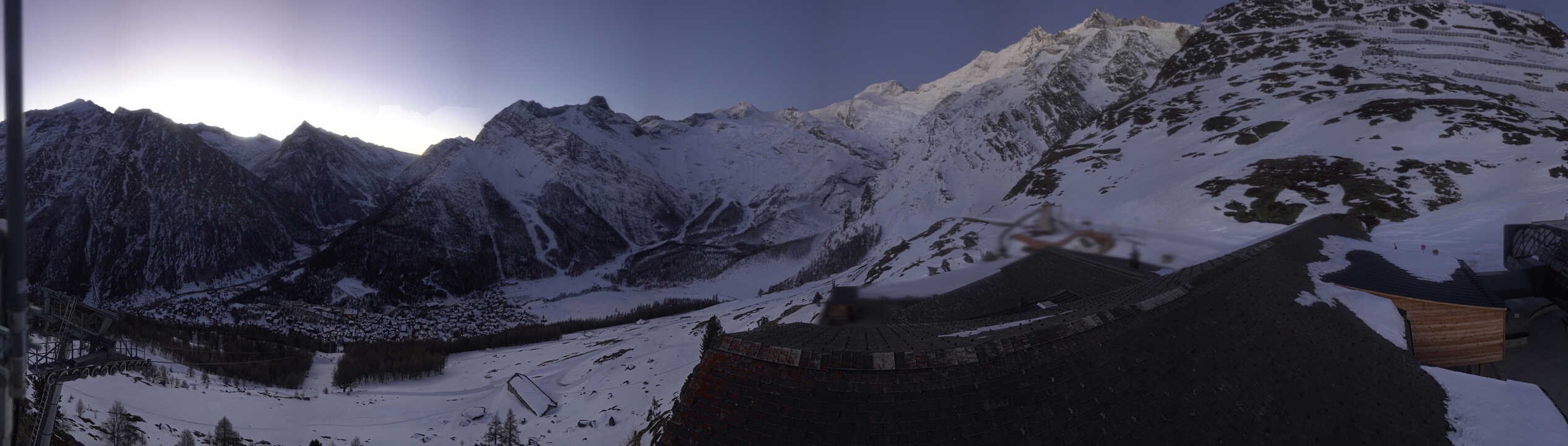 Archived image Webcam Panoramic view Hannig Mountain