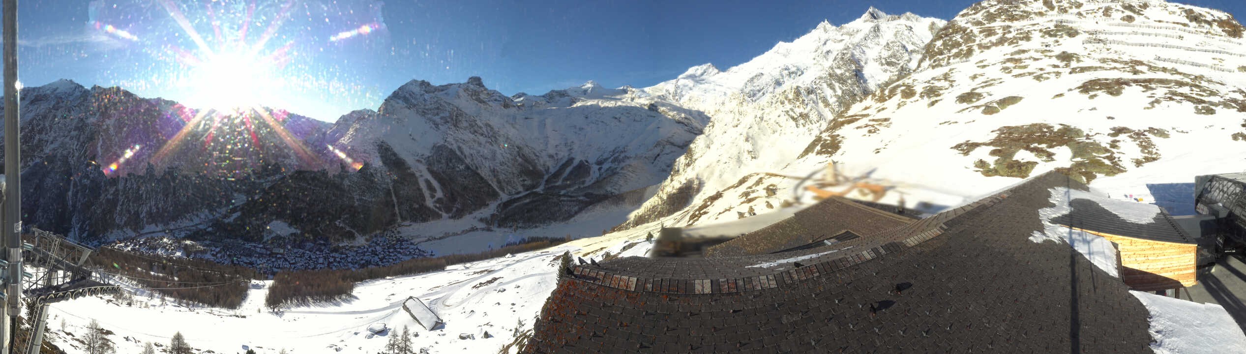 Archived image Webcam Panoramic view Hannig Mountain