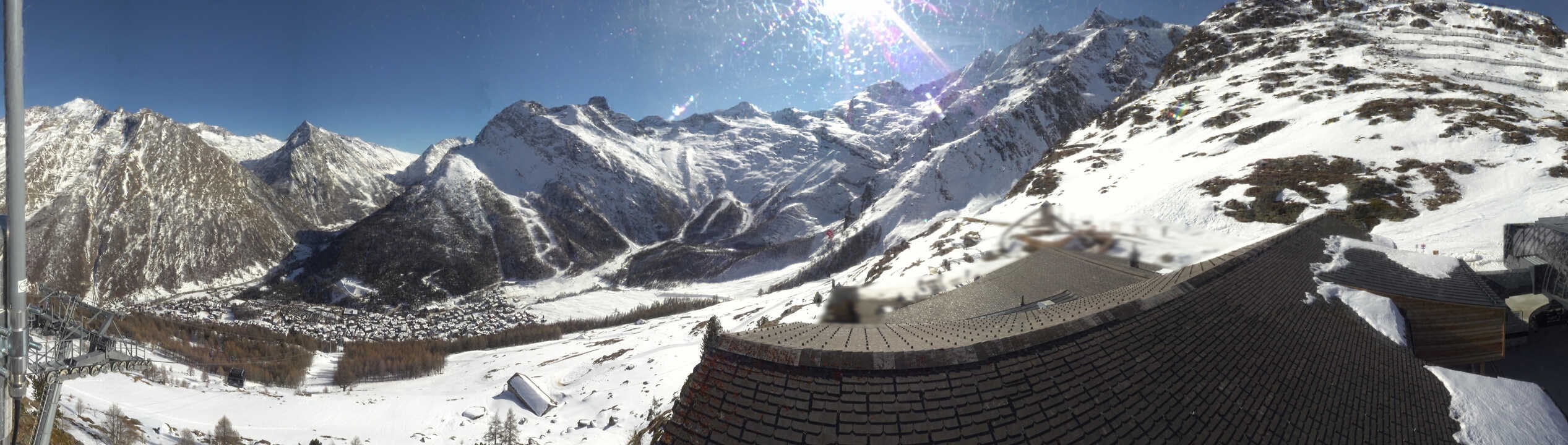 Archived image Webcam Panoramic view Hannig Mountain