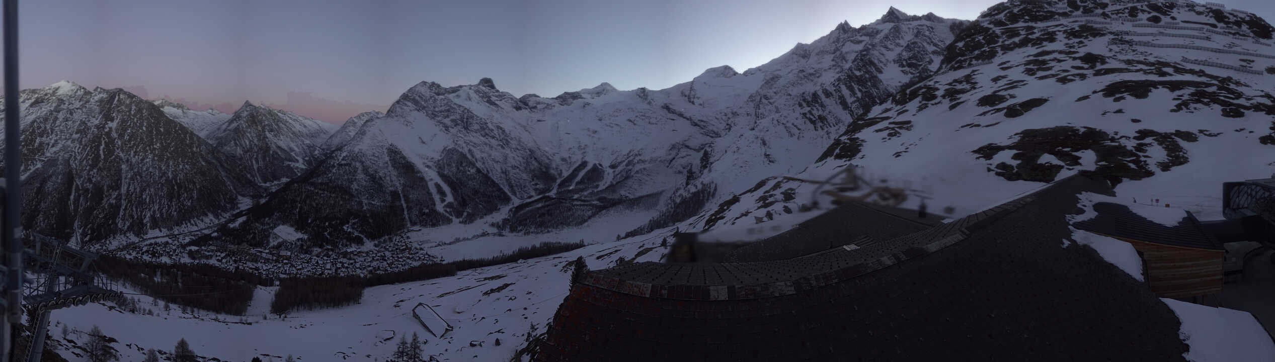 Archived image Webcam Panoramic view Hannig Mountain