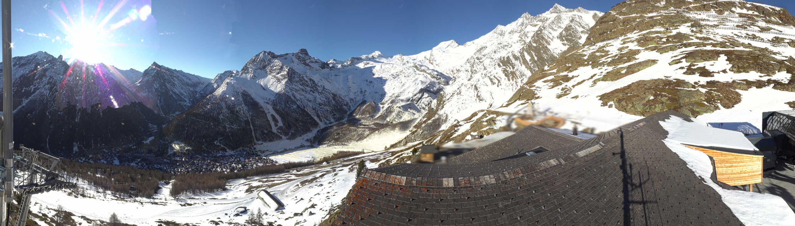 Archived image Webcam Panoramic view Hannig Mountain