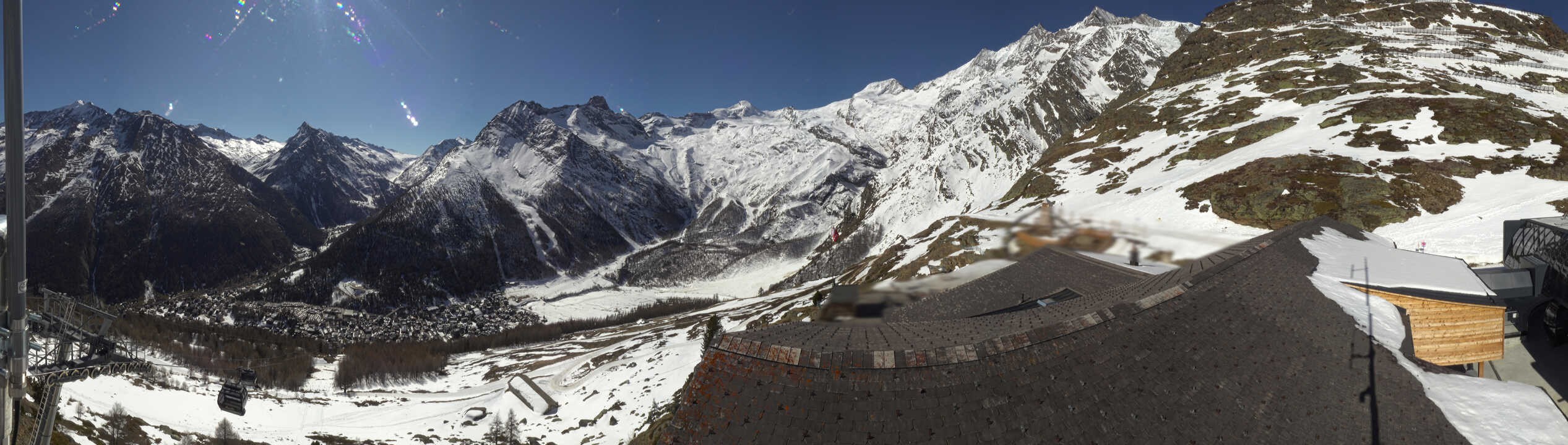 Archived image Webcam Panoramic view Hannig Mountain