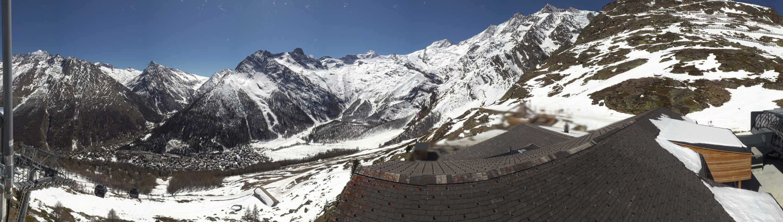 Archived image Webcam Panoramic view Hannig Mountain